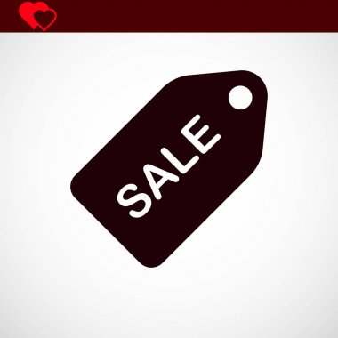 Satılık etiketi simgesi