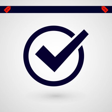 Simge onaylamak, vektör