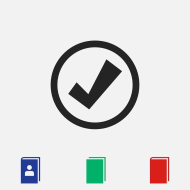 simgeler onaylamak, vektör