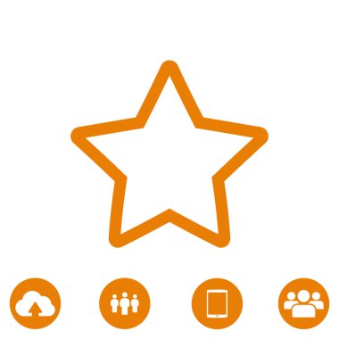 Yıldız simgesi, vektör