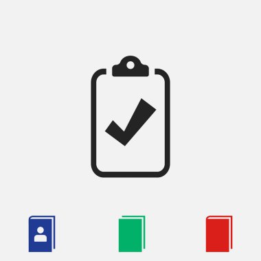 Denetim listesi kutsal kişilerin resmi, vektör