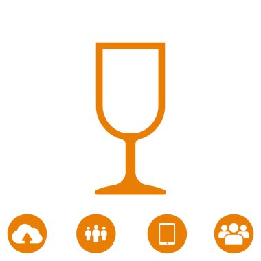 İçki cam kutsal kişilerin resmi