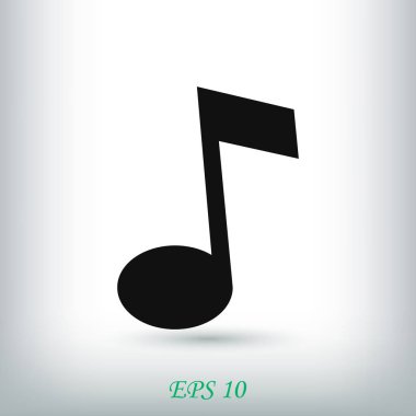 Müzik simgesini, vektör