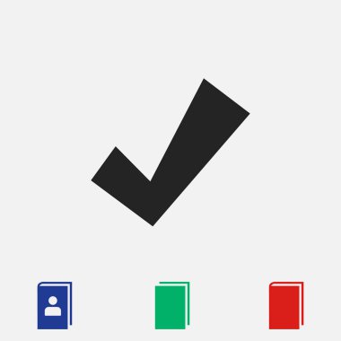 simgeler onaylamak, vektör