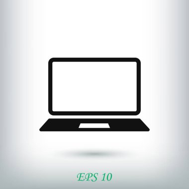 Dizüstü bilgisayar kutsal kişilerin resmi, vektör