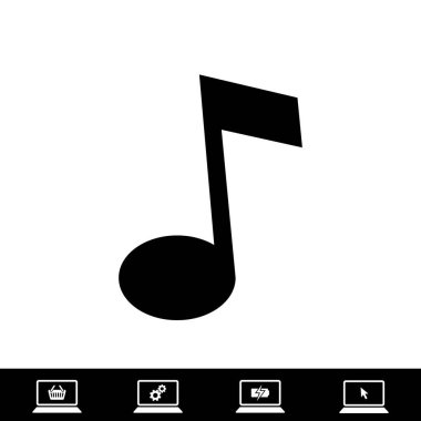 Müzik simgesini, vektör