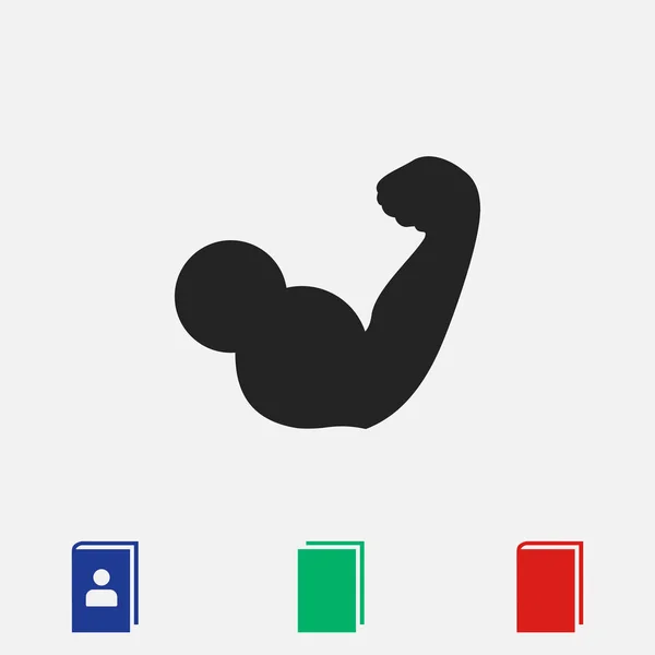 Biceps vector icono — Archivo Imágenes Vectoriales