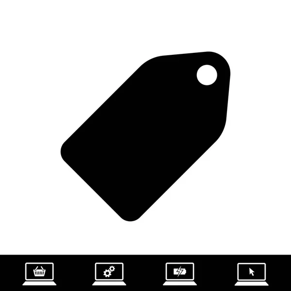 Icône de balise, vecteur — Image vectorielle