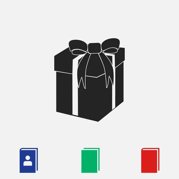 Gift icon, vector — Stock Vector