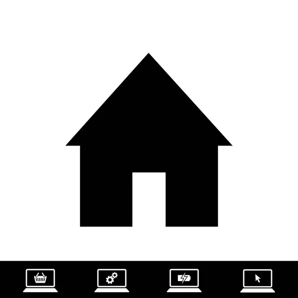 House icon, vector — Stock Vector