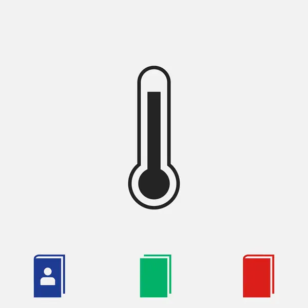 Thermometer-Symbol, Vektor — Stockvektor