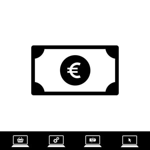 Icono de dinero, vector — Vector de stock