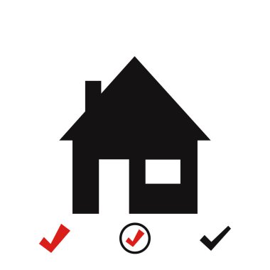 ev simgesini, vektör