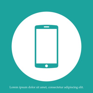 Mobil akıllı telefon simgesi