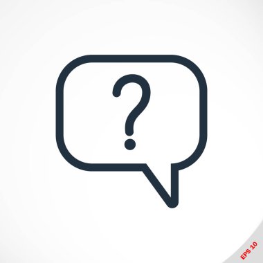 Soru işareti simgesi