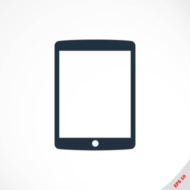 Modern dijital tablet pc simgesi