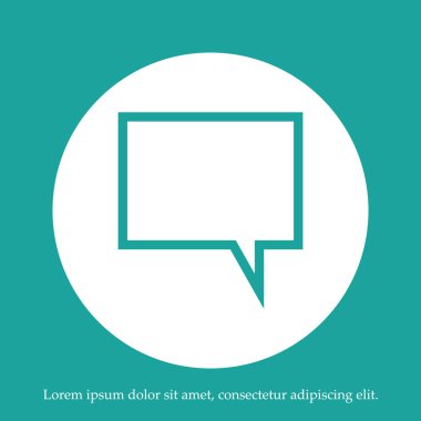 konuşma balonları simgesi