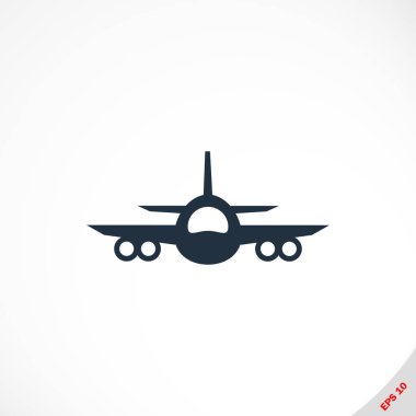 uçak simge vektör