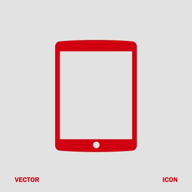 Modern dijital tablet pc simgesi