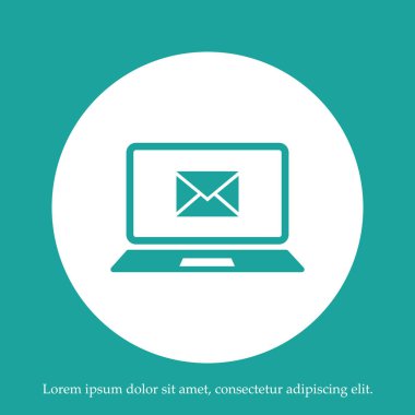 Dizüstü bilgisayar kutsal kişilerin resmi, vektör