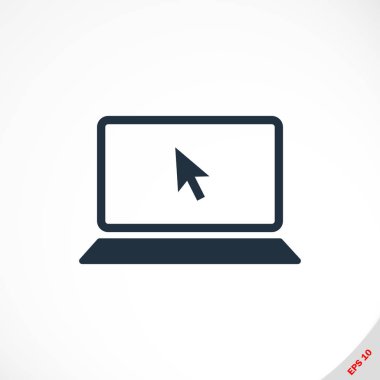 Dizüstü bilgisayar kutsal kişilerin resmi, vektör