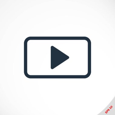 video simgesi, vektör