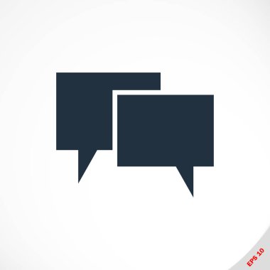 konuşma balonları simgesi