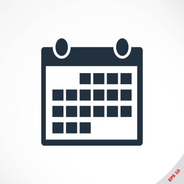 Takvim simgesini, vektör