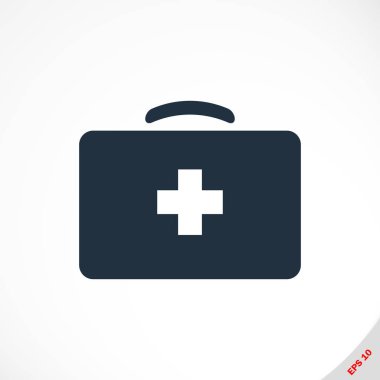 ilk yardım çantası simgesini