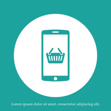 Mobil akıllı telefon simgesi