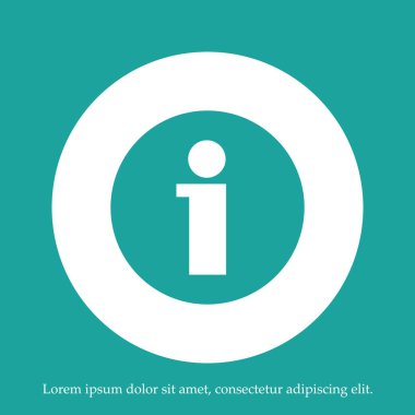 Bilgi simgesi, vektör