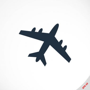 uçak simge vektör
