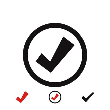 simgeler onaylamak, vektör