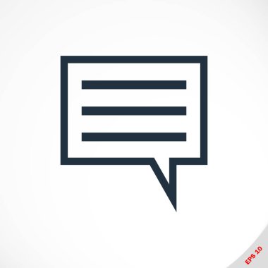 konuşma balonları simgesi