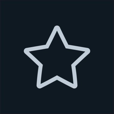 Yıldız simgesi, vektör