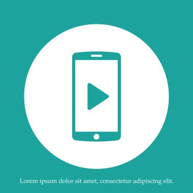 Mobil akıllı telefon simgesi