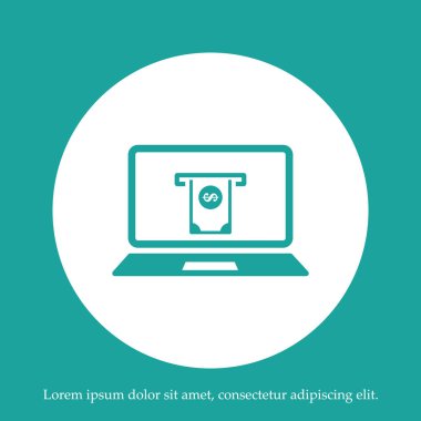 Dizüstü bilgisayar kutsal kişilerin resmi, vektör