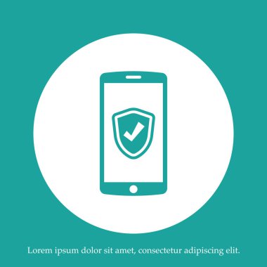 Mobil akıllı telefon simgesi