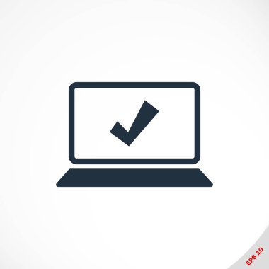 Dizüstü bilgisayar kutsal kişilerin resmi, vektör