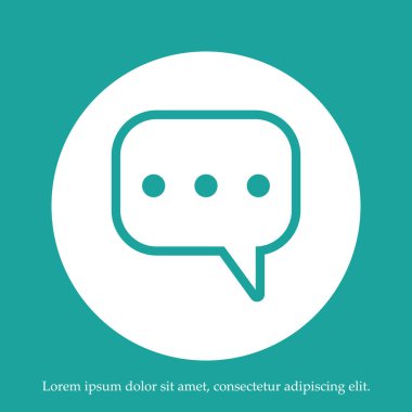 konuşma balonları simgesi