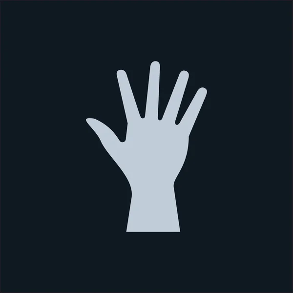 Hand pictogram vector — Stockvector