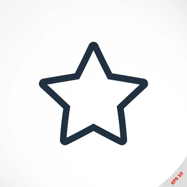 Icône étoile, vecteur — Image vectorielle