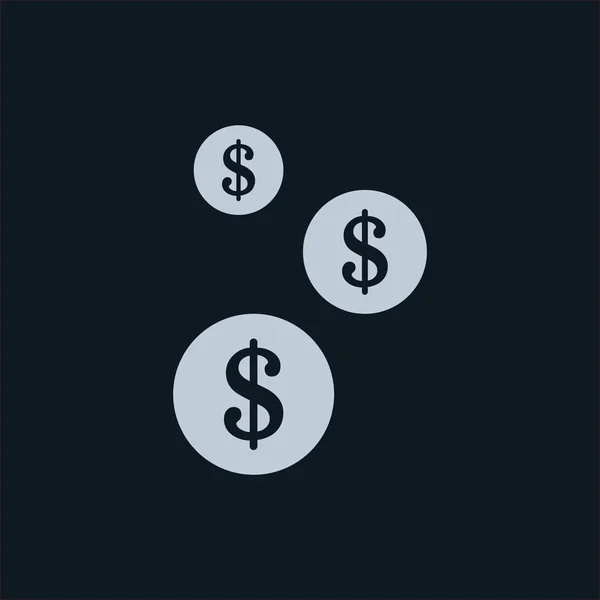 Geld pictogram, vector — Stockvector