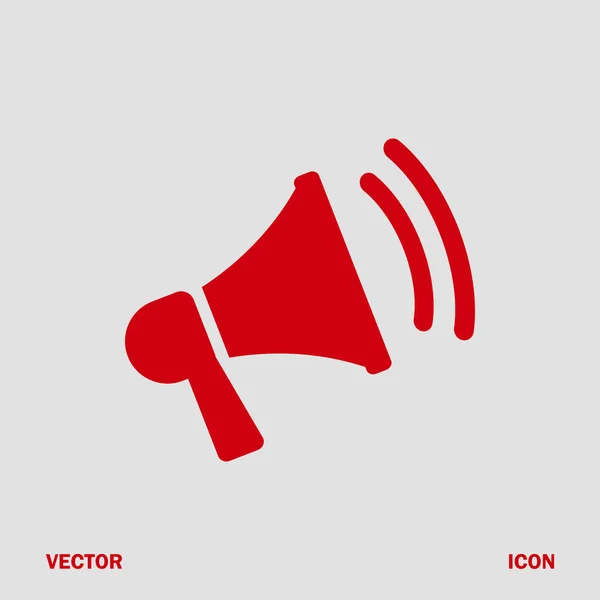 Haut-parleur icône vecteur — Image vectorielle