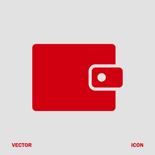 Portemonnaie Symbol, Vektor — Stockvektor