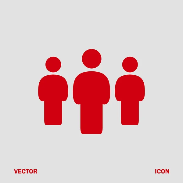 Menschen-Symbol, Vektor — Stockvektor