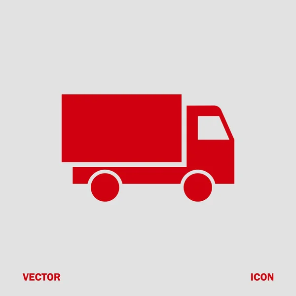 Camión icono, vector — Vector de stock