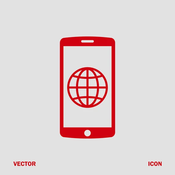 Icône smartphone mobile — Image vectorielle