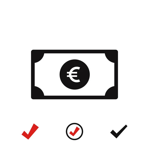 Icono de dinero, vector — Archivo Imágenes Vectoriales
