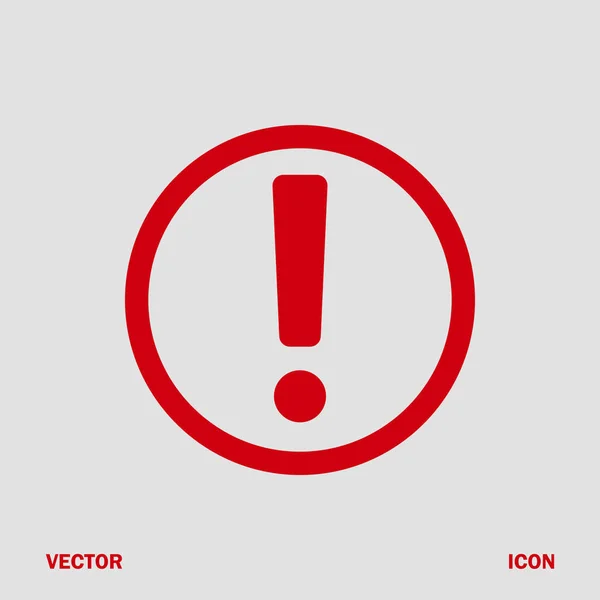 Icône de point d'exclamation — Image vectorielle